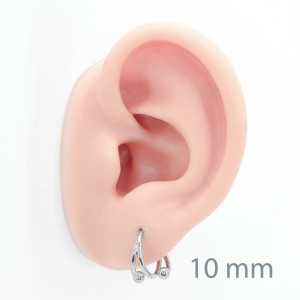 Кольцо-спираль сегментное 1,2 мм кликер. Титан. HSEGTAJ014