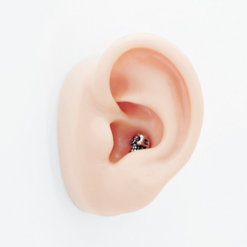 Серьга 1,2 мм. Череп. C1812