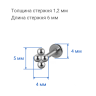 Интернал-лабрета 1,2 мм. Титан. ILT4260