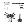 Лабрета 0,8 мм Push-in (без резьбы). Паук. IL6332