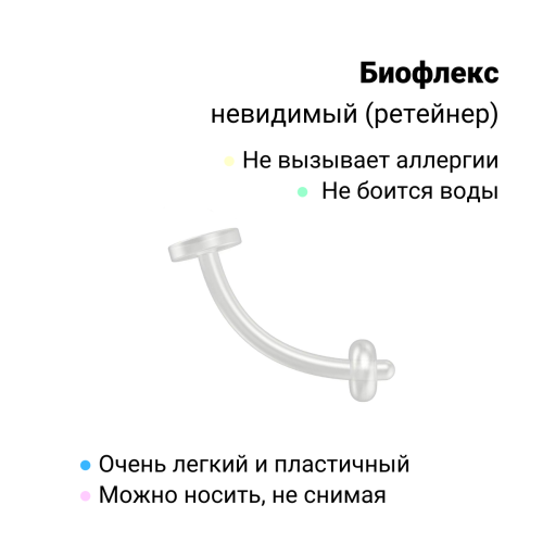 Микробанан 1,2 мм. Невидимый. EBRT