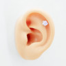 Серьга 1,2 мм. Роза. C1220