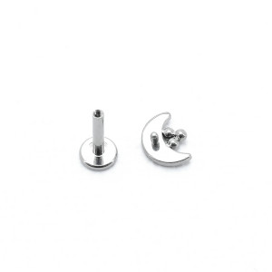 Интернал-лабрета 1,2 мм. Титан. Луна. ILT1150