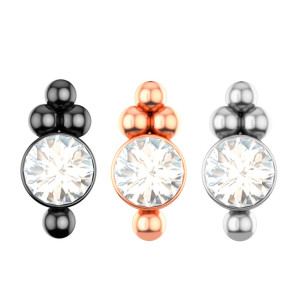 Интернал-лабрета 1,2 мм. Кристалл. ILSR1602