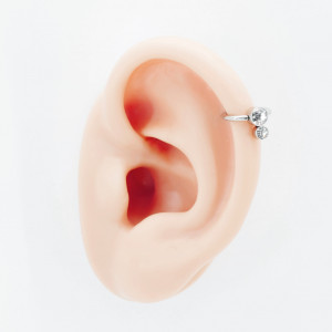 Кольцо 1,2 мм. Вставка с опалами. BCRJ03