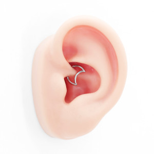 Кольцо-месяц сегментное 1,2 мм кликер. HSEG08