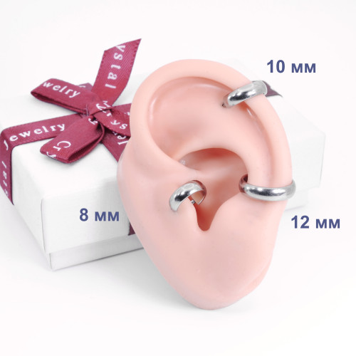 Серьги-кликеры 3,5 мм. Пара. Титан. SKT4062-S2