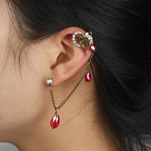 Кафф Сердце, бронза EC544