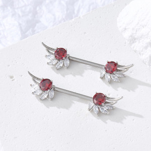 Украшение для пирсинга соска. Крылья. SNP6282