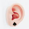 Серьги-гвоздики. Пара. Пики. SE2945-2