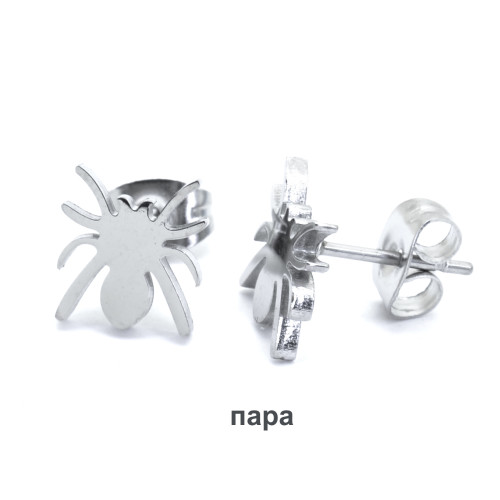 Серьги-гвоздики. Пара. Пауки. SE2933-2