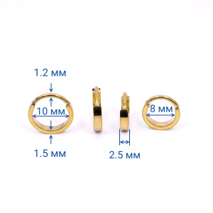 Серьга-кликер. Титан. SKT2573