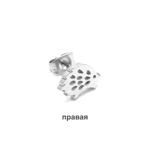 Серьга-гвоздик. Ежик. SE0526