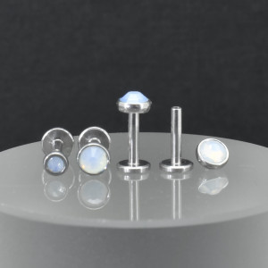 Интернал-лабрета 1,2 мм. Кристалл Opal. IL0419