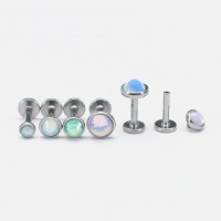 Интернал-лабрета 1,2 мм. Кристалл Opal. IL0419
