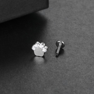 Интернал-лабрета 1,2 мм. Лапка. Титан. ILBT5677