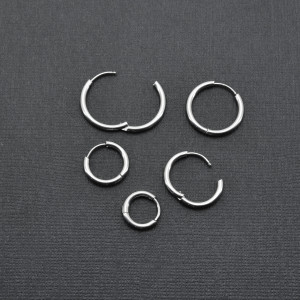 Серьги-кликеры 2 мм. Пара. SK0443-2