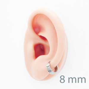 Кольцо сегментное 1,2 мм кликер тройное. HSEGA3R