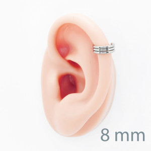 Кольцо сегментное 1,2 мм кликер тройное. HSEGA3R