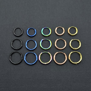 Серьги-кликеры 2 мм. Пара. SK0744-2