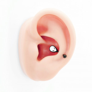 Микробанан 1,2 мм, чёрное титановое покрытие. Инопланетятин. BNE1077