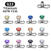 Основа микродермала + накрутка. Циркон. TSATAF0197