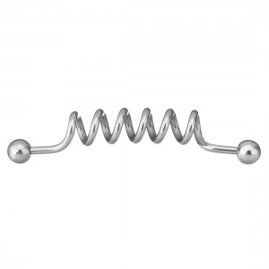 Штанга индастриал 1,6 мм. Длинная спираль. BDD14