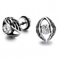 Серьга 1,2 мм с цирконом. BBER5633