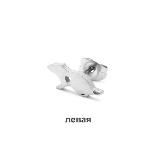 Серьга-гвоздик. Крыса. SE2949