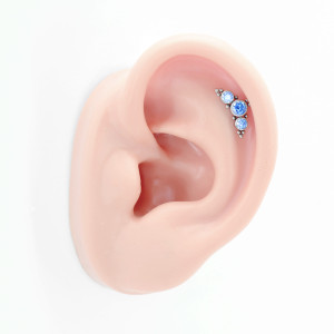 Интернал-лабрета 1,2 мм. Титан. Кристаллы. ILT4238