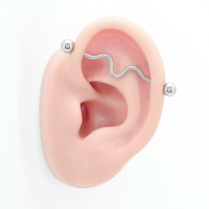 Штанга индастриал 1,6 мм. Зигзаг. BDA14