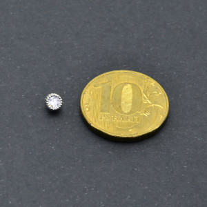 Интернал-накрутка для микродермалов и пирсинга с стержнем 1,6 мм. IJF0207