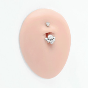 Интернал украшение для пирсинга пупка. Титан. IBNTJ008