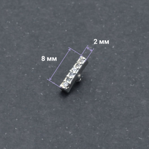 Интернал-накрутка для микродермалов и пирсинга с стержнем 1,6 мм. IJF0208
