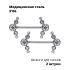 Украшения для пирсинга соска. Пара. Push-in. SNP672-2 Украшения для пирсинга соска. Пара. Push-in. SNP672-2