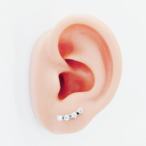 Штанга 0,8 мм. Четыре циркона. ES2522