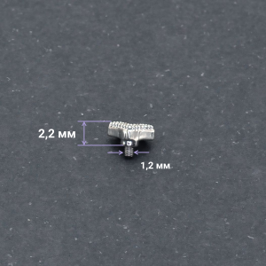 Интернал-накрутка для микродермалов и пирсинга с стержнем 1,6 мм. IJF0213