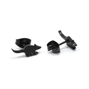 Серьга-гвоздик. Мышь. SE0329