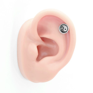 Имитация плаги 1,2 мм. Инь-Ян. C0026