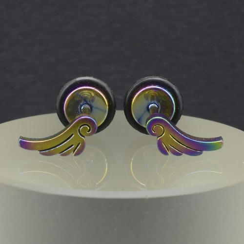 Серьга 1,2 мм. Крылышко. Пара. C107621