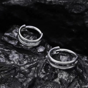 Кольцо сегментное 1,2 мм кликер двойное. Титан. HSEGTA21