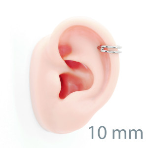 Кольцо сегментное 1,2 мм кликер двойное. Титан. HSEGTA21