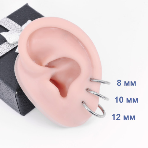 Кольцо сегментное 1,6 мм кликер. Титан. Анодирование. HSEGTA14