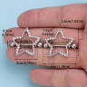 Украшения для пирсинга сосков. Звездочки. Пара. SNPD4963-2