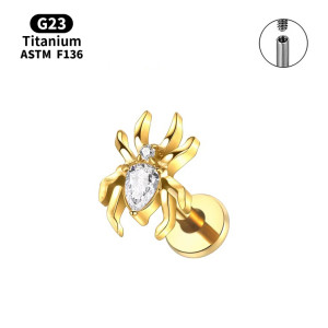 Интернал-лабрета 1,2 мм. Титан. Паук. ILBT7861