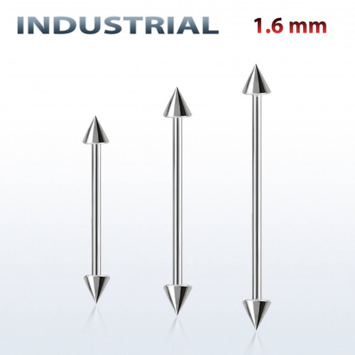 Штанга индастриал 1,6 мм. Конусы. BBINDCN