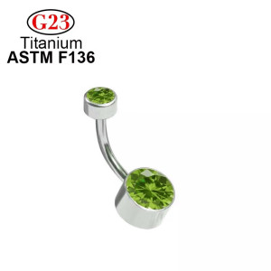 Интернал украшение для пирсинга пупка. Титан. IBNTJ7868