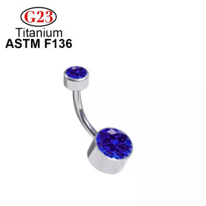 Интернал украшение для пирсинга пупка. Титан. IBNTJ7868