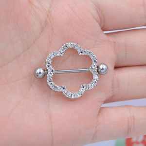 Украшение для пирсинга соска. Цветок. SNPD7456