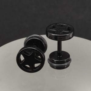 Серьга 1,2 мм. Звезда в круге 8 мм. C0667